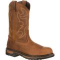 Rocky Original Ride Branson Steel Toe Waterproof Western Boots, 7ME FQ0002809